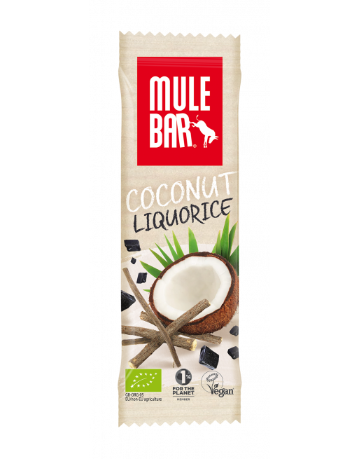 MuleBar Coconut Liquorice 40g