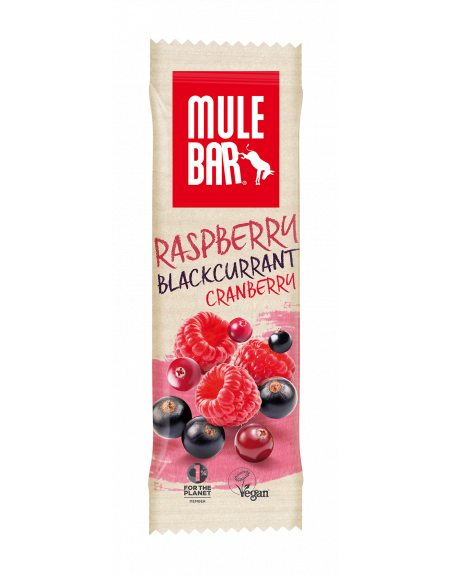 MuleBar Raspberry Blackcurrant 40g