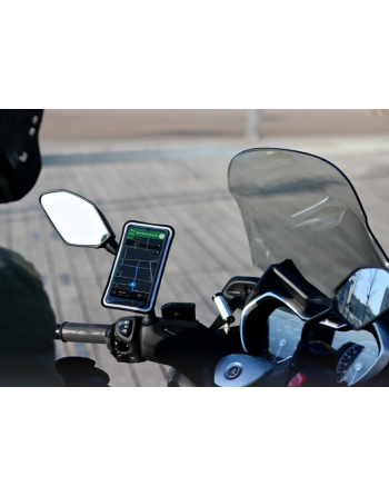 Support téléphone magnétique pour rétroviseur scooter/moto