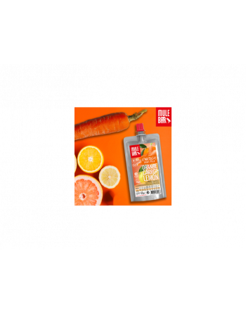 MuleBar Organic Fruit pulp Orange Carrot Lemon 65g