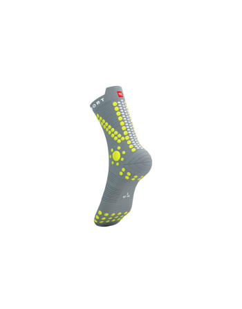 Pro Racing Socks v4.0 Trail - ALLOY/PRIMROSE 