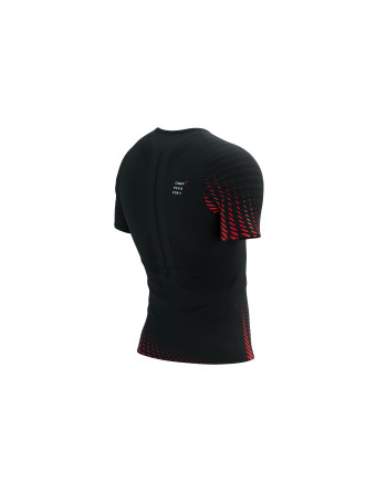 Racing SS Tshirt M - BLACK/HIGH RISK RED 