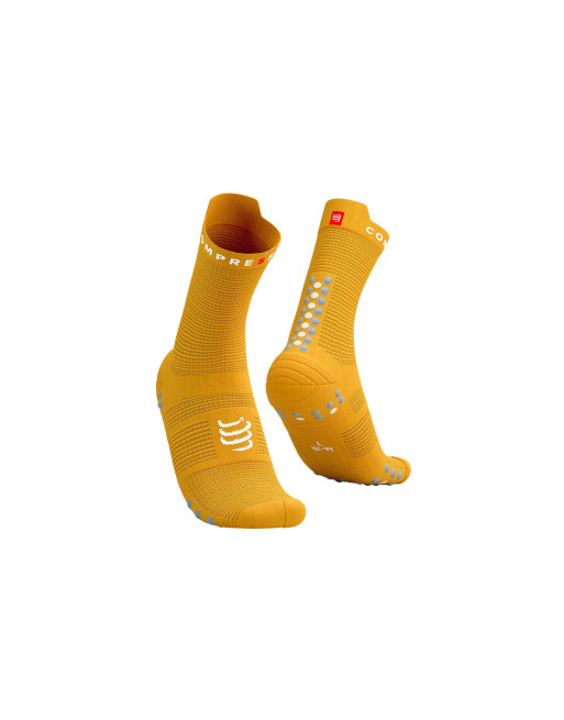 Pro Racing Socks v4.0 Run High - CITRUS/ALLOY