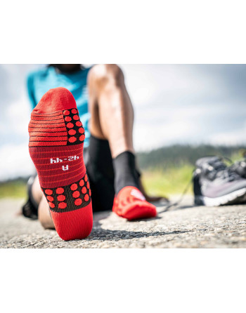 Pro Marathon Socks - BLACK/HIGH RISK RED 
