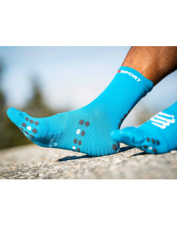 Pro Racing Socks v4.0 Run High - MOSAIC BLUE/MAGNET 