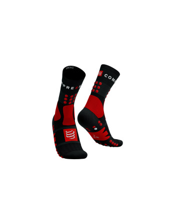 Hiking Socks - BLACK/RED/WHITE