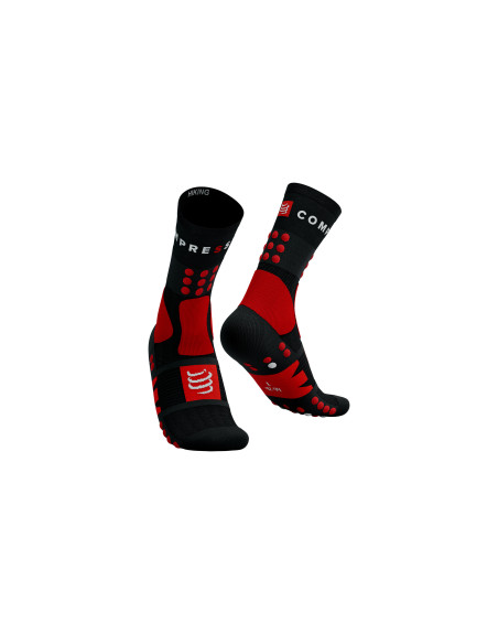 Hiking Socks - BLACK/RED/WHITE