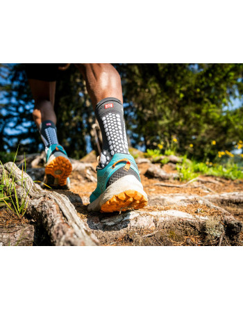 Pro Racing Socks v4.0 Trail - MAGNET/WHITE 