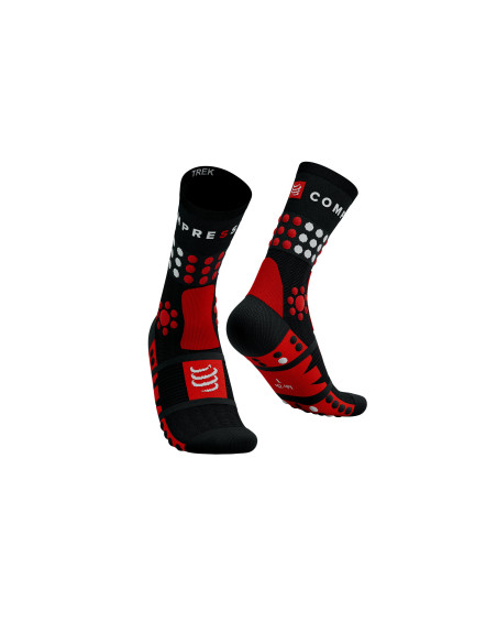 Trekking Socks - BLACK/RED/WHITE