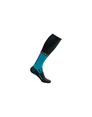 Full Socks Winter Run - MOSAIC BLUE/BLACK 