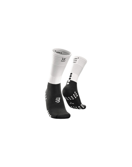 Mid Compression Socks - WHITE/BLACK