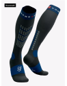 Alpine Ski Full Socks - BLACK/ESTATE BLUE