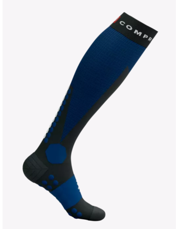 Ski Touring Full Socks - BLACK/ESTATE BLUE