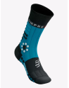 Pro Racing Socks Winter Trail - MOSAIC BLUE/BLACK