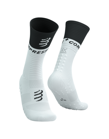 Mid Compression Socks V2.0 - WHITE/BLACK 