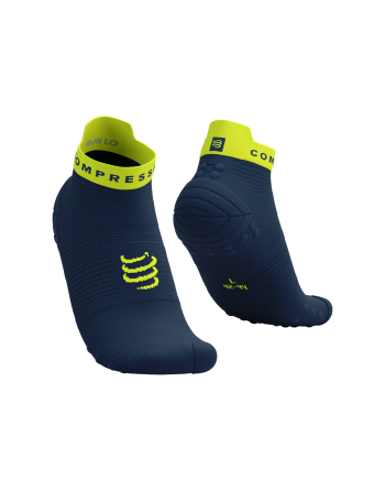 Pro Racing Socks v4.0 Run Low - BLUES/GREEN SHEEN 