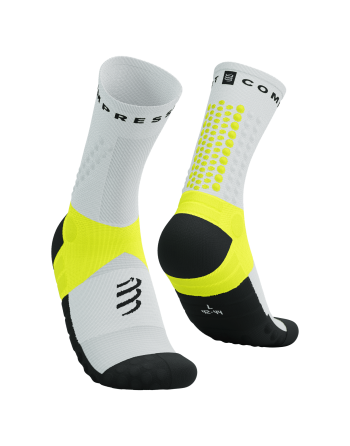 Ultra Trail  Socks V2.0 - WHITE/SAFE YELLOW 