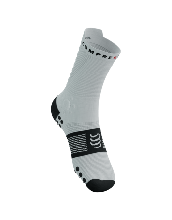 Pro Racing Socks v4.0 Trail - WHITE/BLACK 