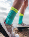 Pro Racing Socks v4.0 Trail - SHELL BLUE/SAFE YELLOW 