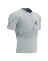 Trail Half-Zip Fitted SS Top - WHITE 
